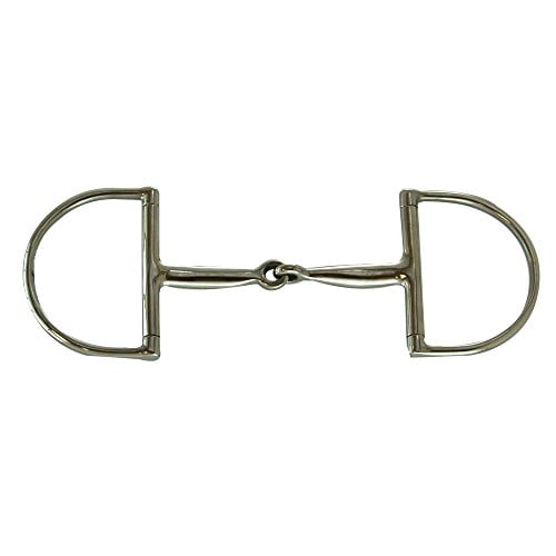 Shires Hunter Dee Slow Twist Snaffle Bit Stainless Steel 5.5"