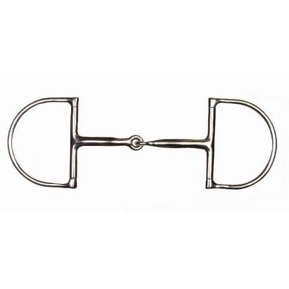 Shires Hunter Dee Snaffle Bit Stainless Steel 4.5"