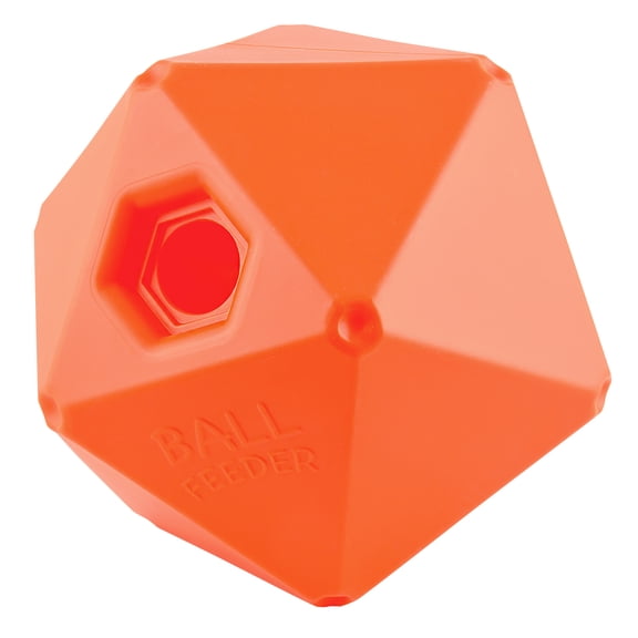 Shires Interactive Ball Feeder for Horses Orange