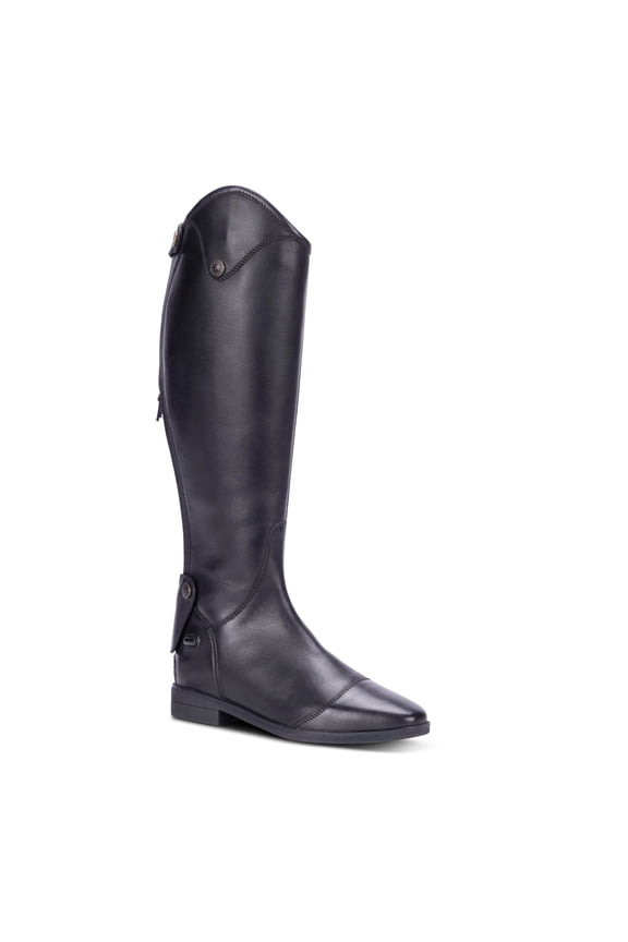 Shires Moretta Lanciano Leather Tall Riding Boots - Standard Calf, Black - Multiple Sizes 7 / Wide