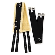 Shires Nylon Roller with Fleece Padding Black, Pony