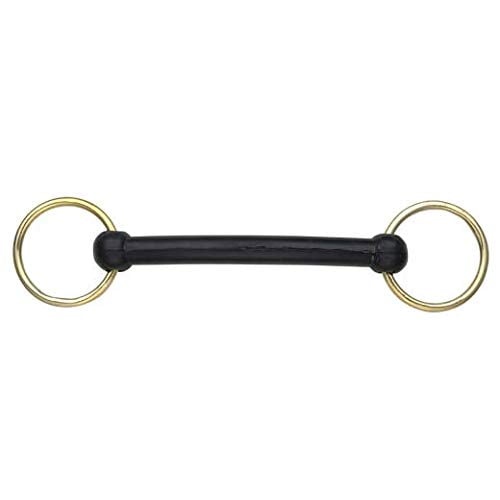 Shires Rubber Covered Overcheck Bradoon 0 4"