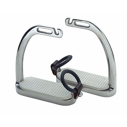 Shires SS Fillis Peacock Stirrup Irons 3.75