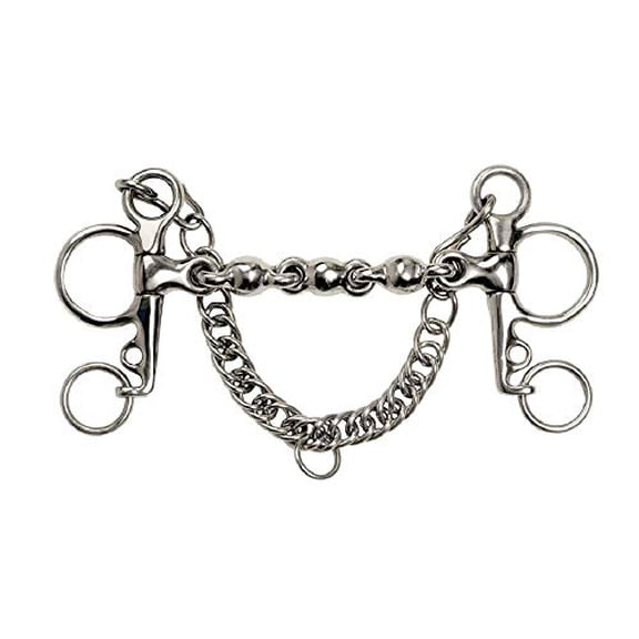 Shires Short Shank Waterford Pelham Bit Stainless Steel 6"