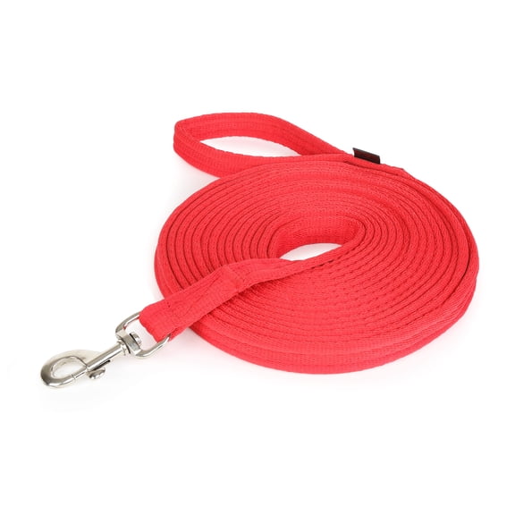 Shires Soft Feel Lunge Line Red