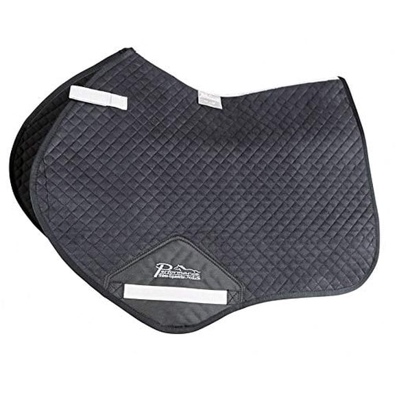 Shires Suede Jumping Saddle Pad Black 17-18