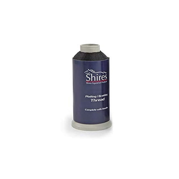 Shires Waxed Braiding Thread Black 0