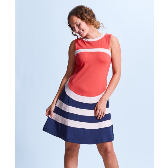 Shirin African Stripe Dress