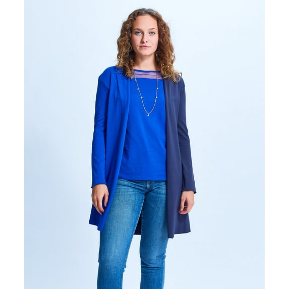 Shirin Long Slit Back Cardigan