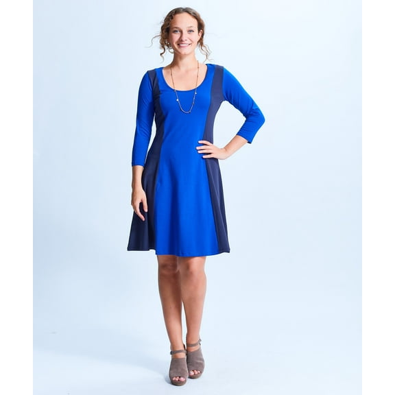 Shirin Panel Scoop Neck Dress