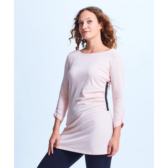 Shirin Side Zip Ruched Tunic