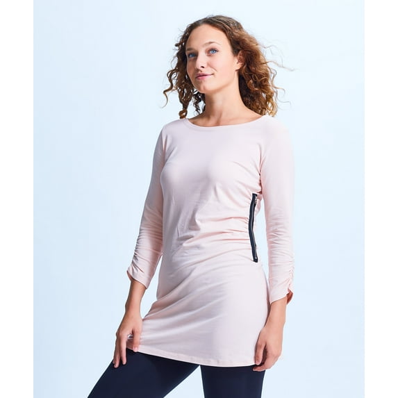 Shirin Side Zip Ruched Tunic