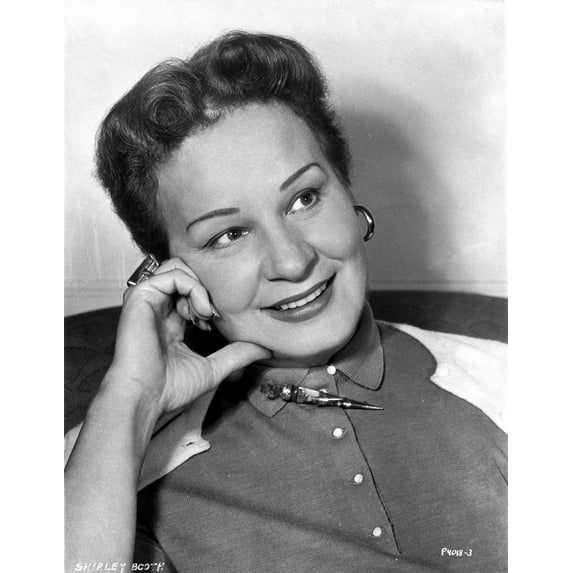 Shirley Booth Leaning and sitting Photo Print (24 x 30)