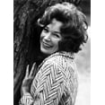 thumbnail image 1 of Shirley MacLaine Leaning and smiling on Tree Photo Print (24 x 30), 1 of 1