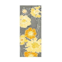 Shirley Novak 'Cloisonne Beauty I Gray' Canvas Art