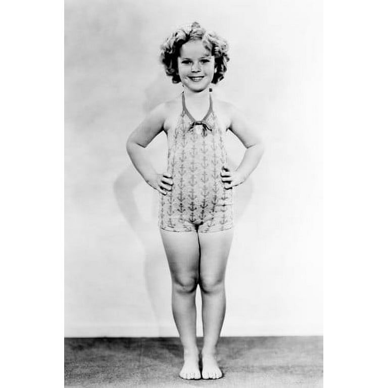 Shirley Temple In Swimsuit Studio Publicity Pose Chiild Star 24X36 Shirley Temple In Swimsuit Studio Publicity Pose Chiild Star 24X36