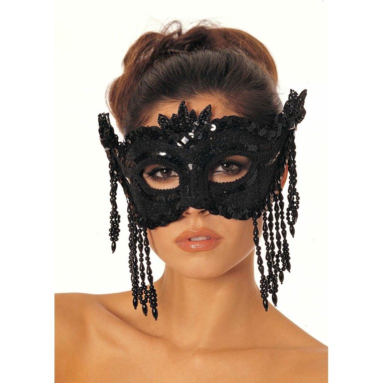 Sequin Eyemask Black Sequin Eyemask Black