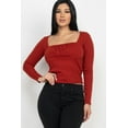 thumbnail image 1 of Shirred Square Neck Top, 1 of 5
