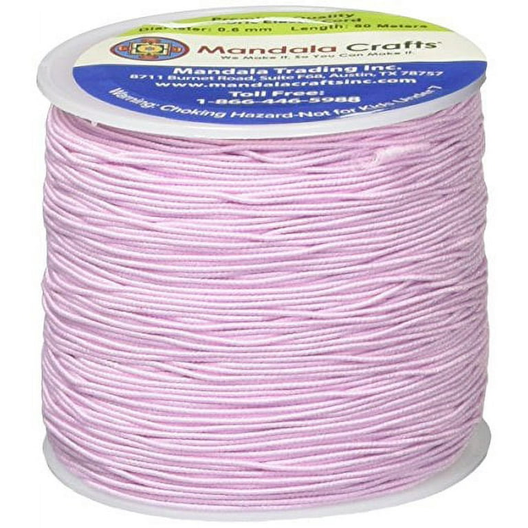 Shirring Elastic Thread for Sewing - Thin Fine Elastic Sewing Thread for  Sewing Machine Knitting by Mandala Crafts 0.6mm 87 Yards Green