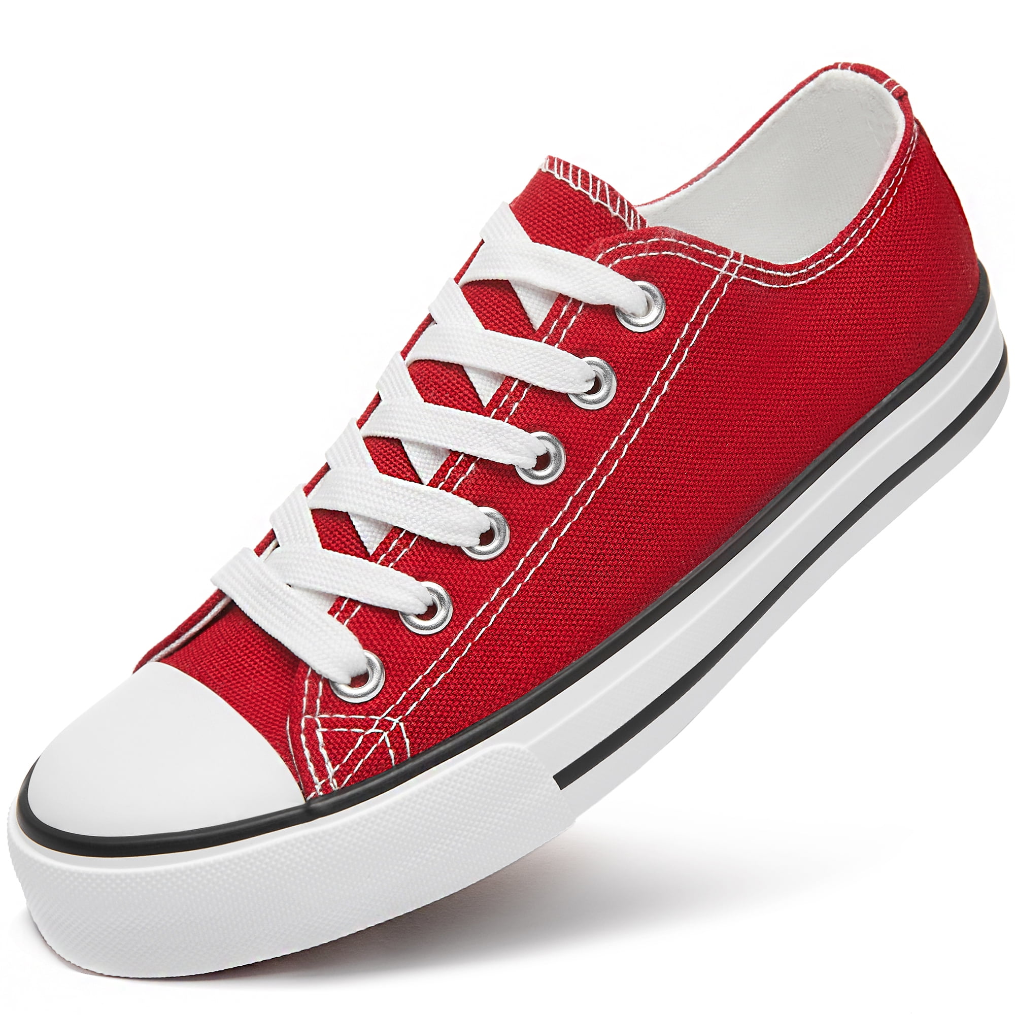 Shirry Womens Canvas Shoes Low Top Shoes Fashion Sneaker Walking Shoes for Woman Classic Casual