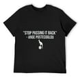 thumbnail image 1 of Shirt Ange Holiday Postecoglou Tee Stop Friends Passing Sleeve It Birthday Back T-Shirt Gift For Men Women Multicolor Black, 1 of 5