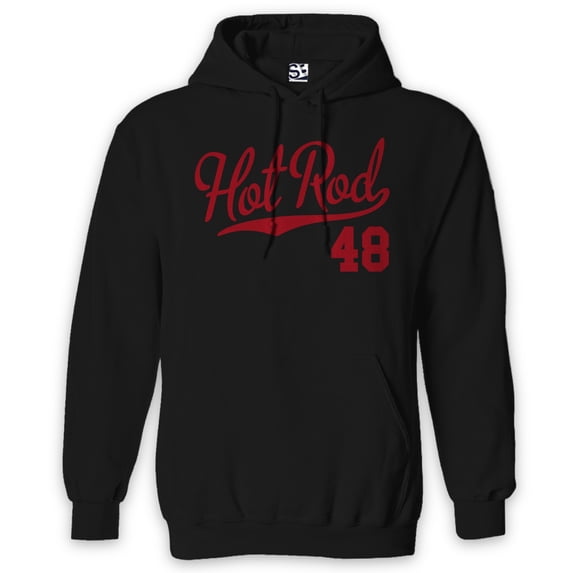 Businessmen Scripts Shirt Boss 1948 Hot Rod Script & Tail Hoodie 48 Custom Pickup Coupe Rat ...