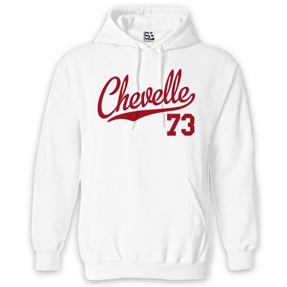 Shirt Boss 1973 Chevelle Script & Tail Sports Hoodie 73 SS Super Sport