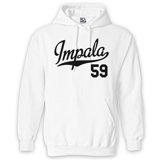 Shirt Boss Impala 59 Script Hoodie 1959 Lowrider Sports Jersey Style ...