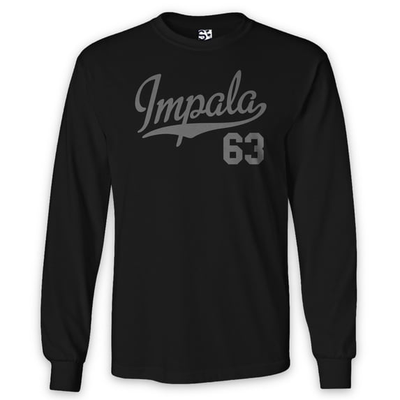 Shirt Boss Impala 63 Script Long Sleeve Shirt 1963 Lowrider Sports ...