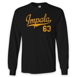 Shirt Boss Impala 63 Script Long Sleeve Shirt 1963 Lowrider Sports ...