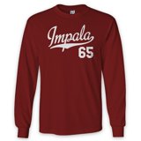 Shirt Boss Impala 65 Script Long Sleeve Shirt 1965 Lowrider Sports ...
