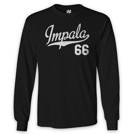 Shirt Boss Impala 66 Script Long Sleeve Shirt 1966 Lowrider Sports ...