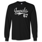 Shirt Boss Impala 67 Script Long Sleeve Shirt 1967 Lowrider Sports ...