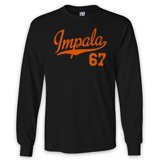 Shirt Boss Impala 67 Script Long Sleeve Shirt 1967 Lowrider Sports ...