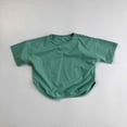 thumbnail image 1 of Shirt Boys Short Sleeve Tops Trendy Blue Boys Summer Top Clothes Girl Pajamas 4T, 1 of 4