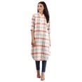 thumbnail image 1 of Shirt Collar Kurta - Egret-XX Large, 1 of 5
