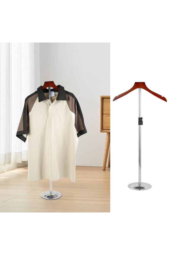 Shirt Display 35" Height Adjustable Shoulder Stand Shirt Rack, T Shirt Display Stand for Clothing Garment Coat Retail Vendor, Shirt Rack,Metal Clothing Display Rack