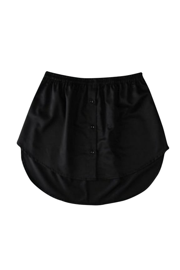 Shirt Extender for Women Adjustable Layering Fake Top Lower Sweep Shirt Half Length Mini Shirts Half Slips Layering