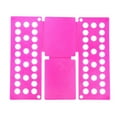 thumbnail image 1 of Shirt Folder Board Clothes Folding Board Plastic T-Shirt Folder Easy To Fold Shirts Board Laundry Liners T Shirt Folder Laundry Folding Board Folding Tool （Hot Pink）, 1 of 9