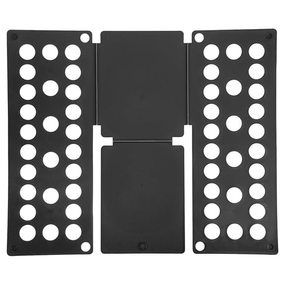 Shirt Folder Board, T-Shirt Clothes Folder Folding Board Foldable for Closet Wardrobe Drawer(Black, 18.9 x 15.7Inch)