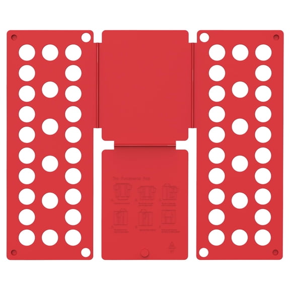 Shirt Folder Kids Clothes Folding Board Quickly Fold Shirts & Pants & Small Clothes Space Saving Design Durable PP Material Easy Storage Laundry Folder Black