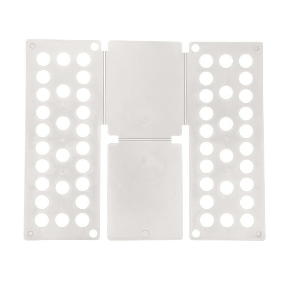 Shirt Folding Board T-Shirt Folder Laundry Clothes Folding Tool for Fast Easy Organization Durable Plastic Laundry Room Accessories, White