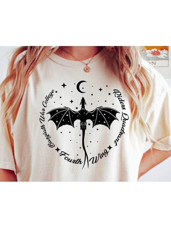 Shirt Fourth Wing Tee Basgiath War College Tee Riders Quadrant Tee Dragon Rider Tee Fl