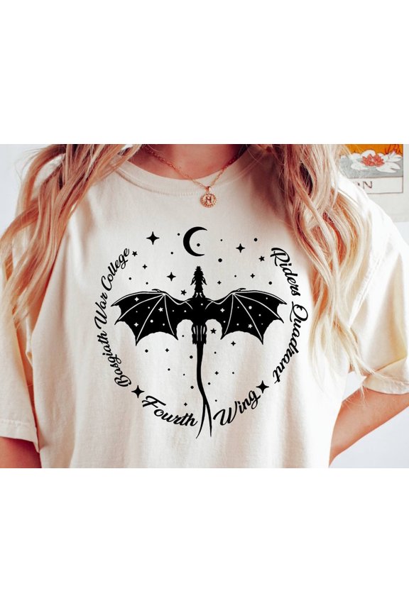 Shirt Fourth Wing Tee Basgiath War College Tee Riders Quadrant Tee Dragon Rider Tee Fl