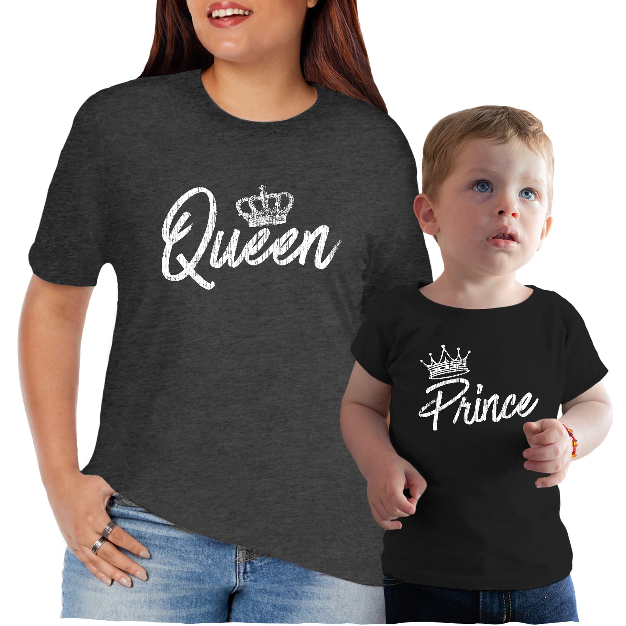 Womens Mother Of A Prince Tshirt Mom And Son Matching Shirt Womens Mother Of A Prince Tshirt Mom And Son Matching Shirt