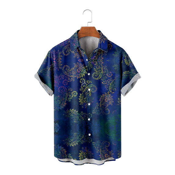 Shirt Paisley Tribal Likable Funny Animation Paint Shirt for Men Women for Party