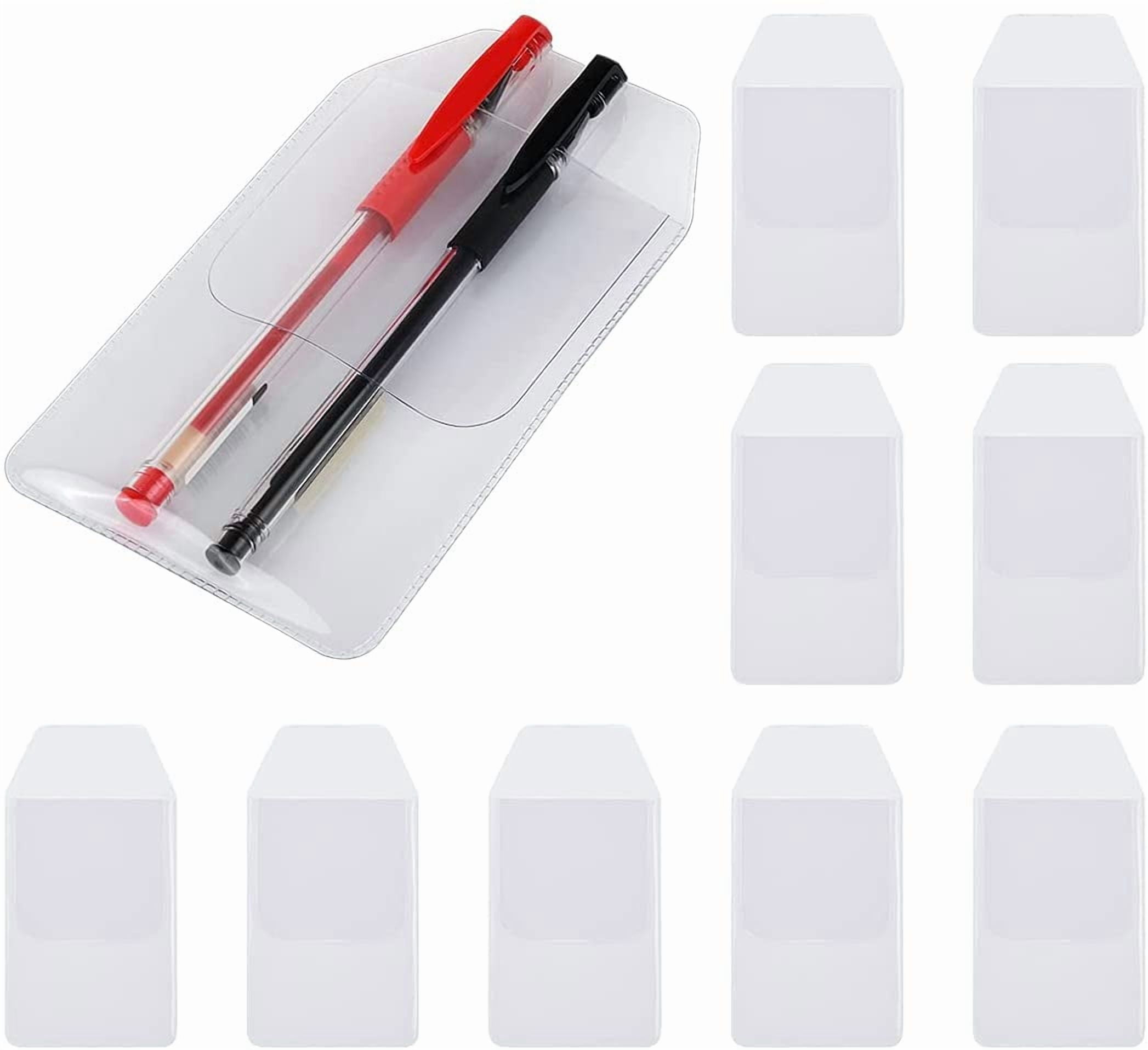 Shirt Pocket Protector 10 Pieces PVC Pocket Protectors for School ...