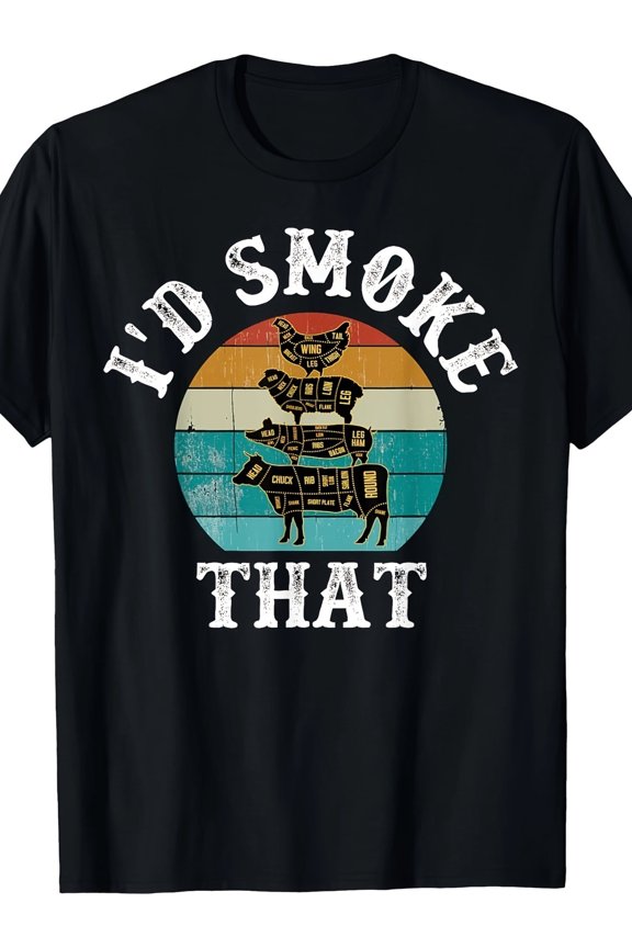 Shirt - Soft Breathable Cotton Knit Fabric - Loire - Black Retro Graphic Top, Humorous Gift Idea, Playful Design, Comfortable Material, Short Sleeve Shirt, Humor Lovers