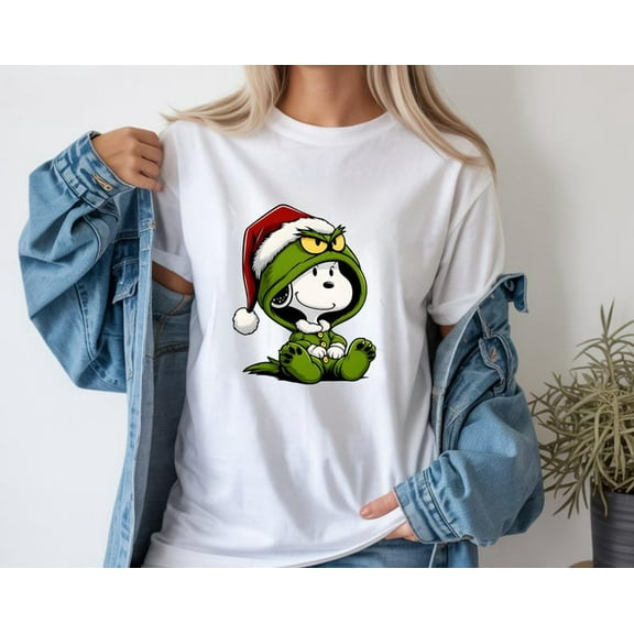 Shirt Tee Cute Dog Top Merry Cartoon Character Shirt Trendy 2025 Tee