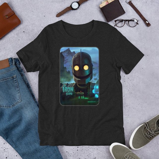 Shirt The Iron Giant, 1999 American animated scifi film by Warner